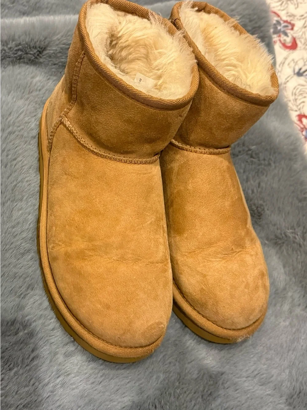 UGGS! Classic Chestnut Suede Shearling Boots